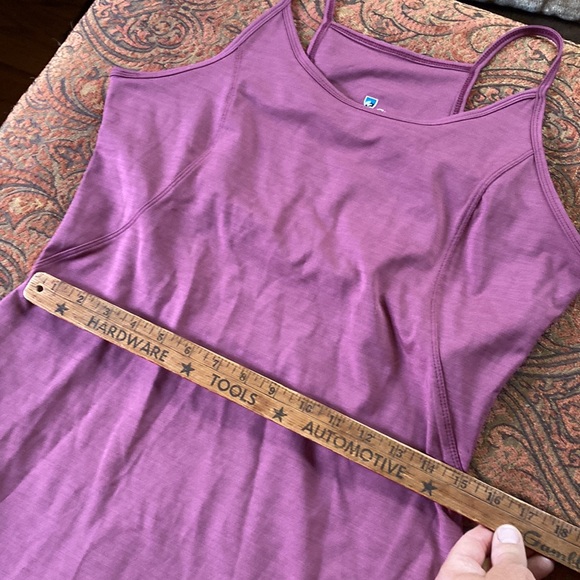 Kuhl Skulpt Dress Spaghetti strap Mauve rose Outdoor Hiking Dress Shelf Bra M - Picture 7 of 12